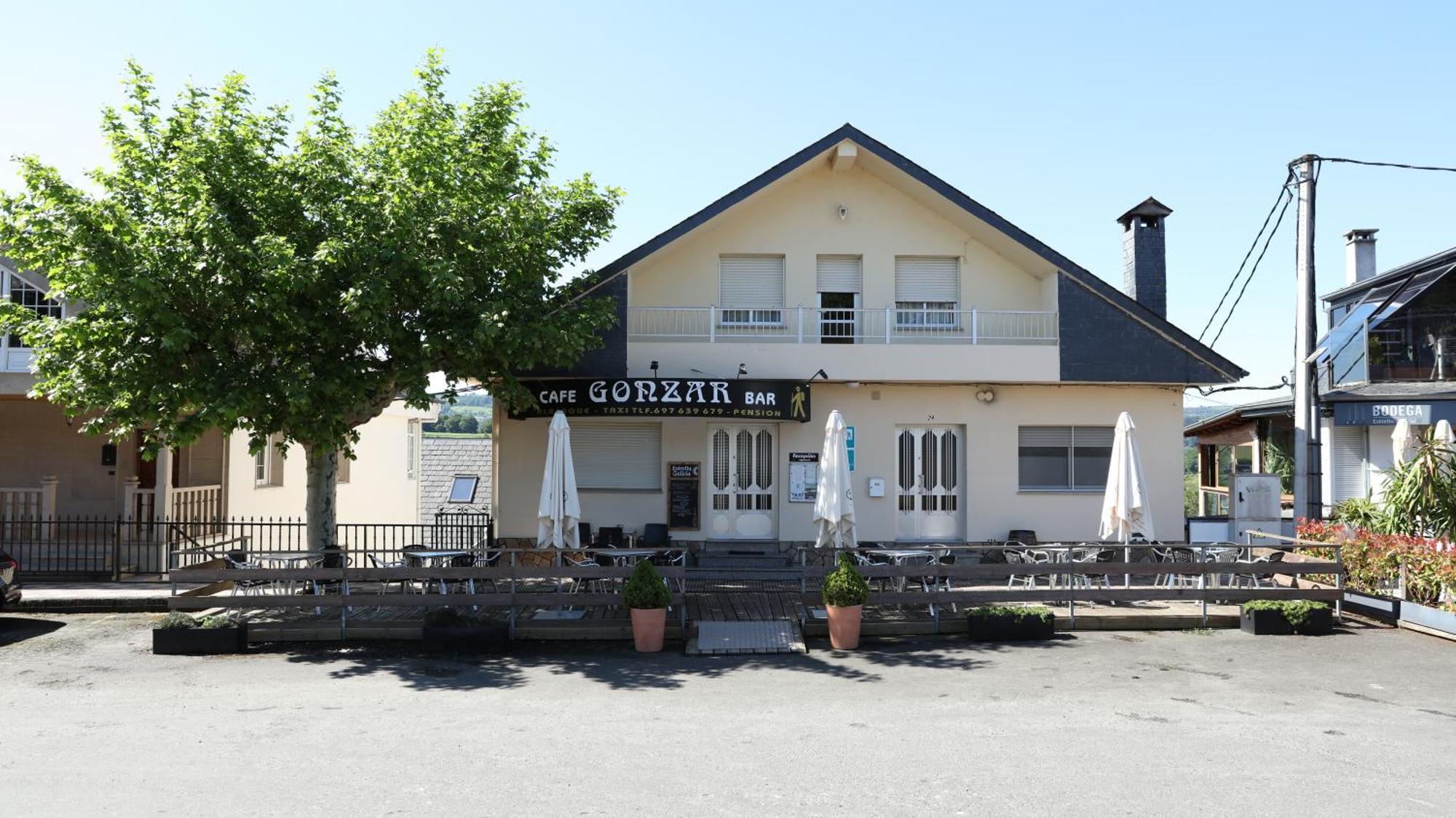 Pension Albergue Gonzar Portomarín Exterior foto